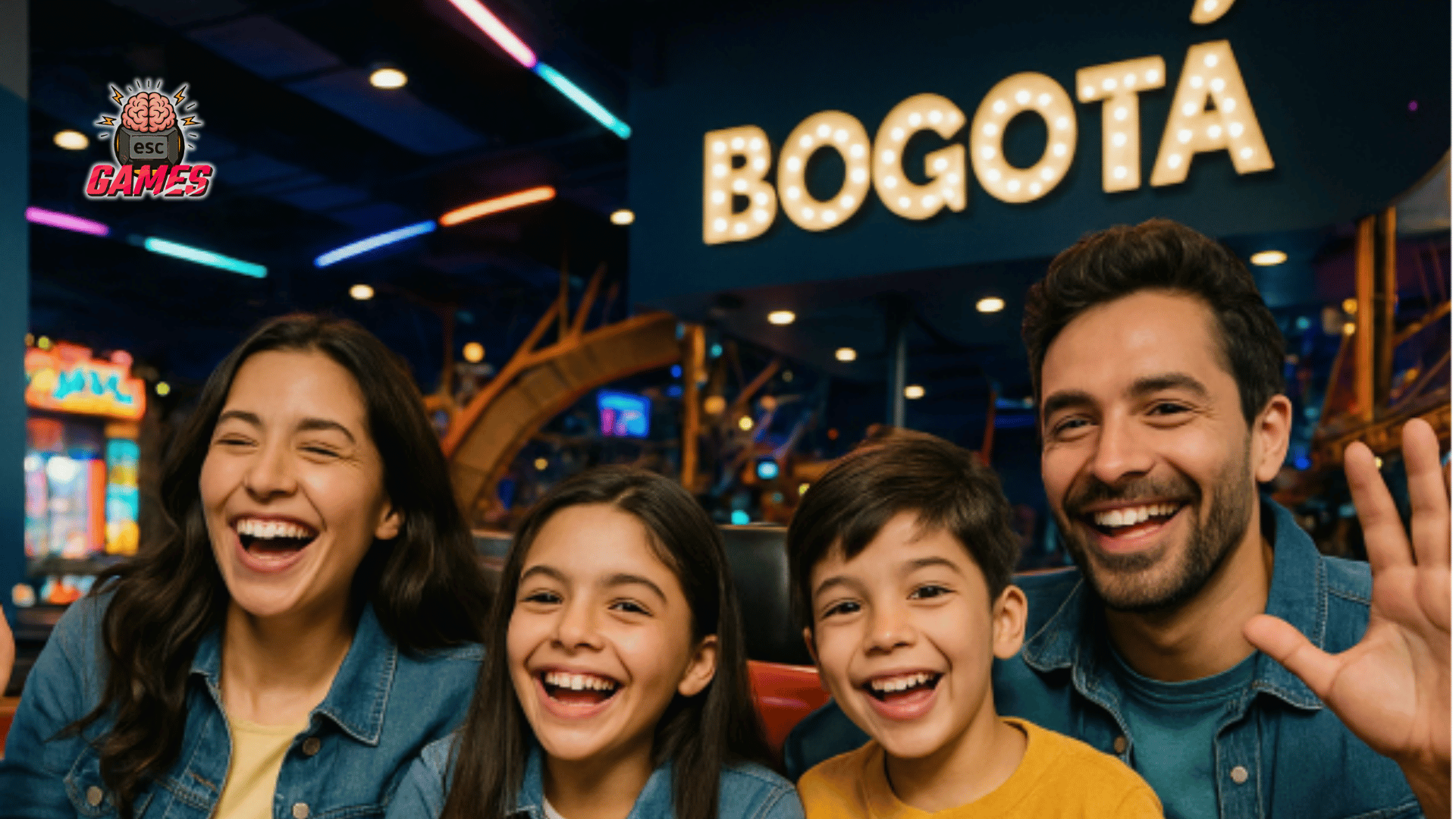 personas disfrutado en familia en las mejores escapes room de Bogotá